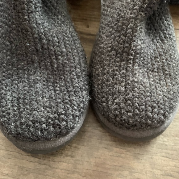 UGG Australia argyle lattice knit gray boots - Picture 5 of 11